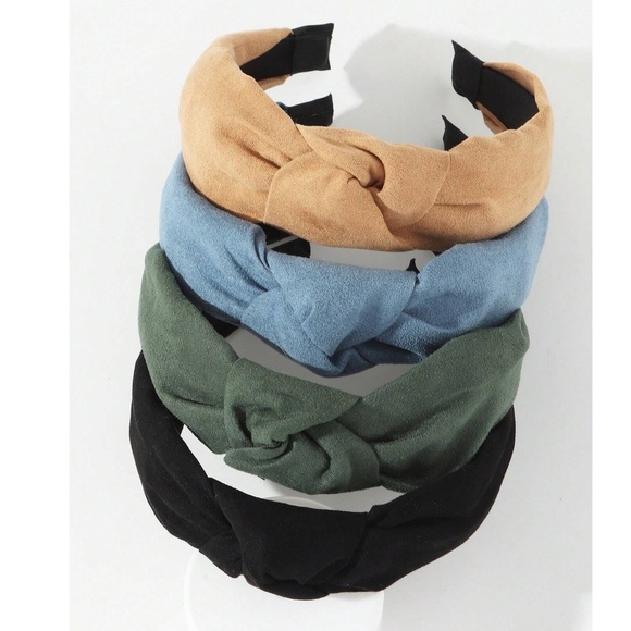 Minimalist Vegan Suede Knot Headband set - Picture 1 of 1